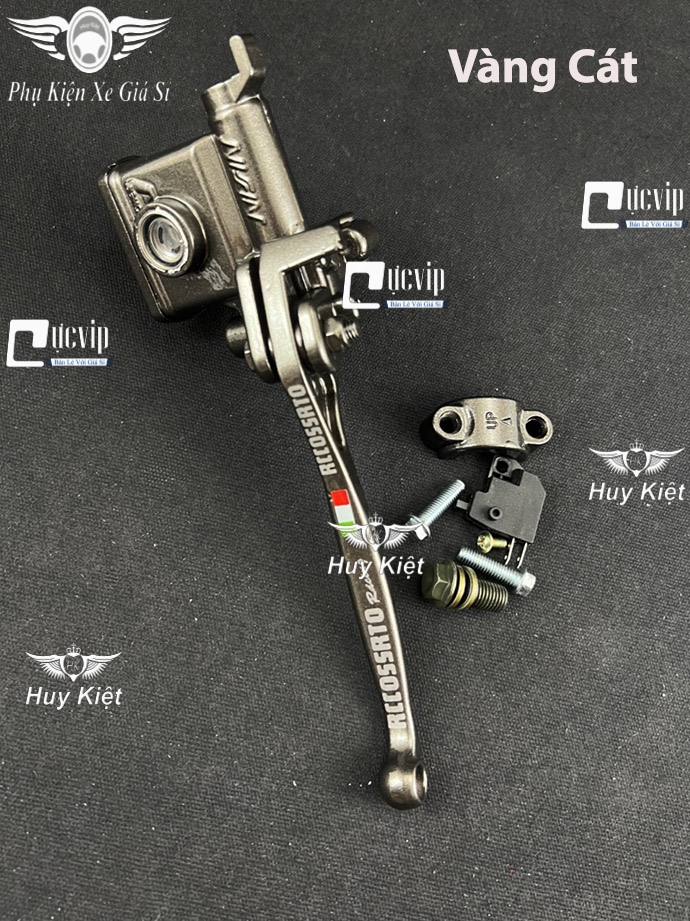 Tay Thắng Dầu Wave Nhỏ, Future, Wave S110 Mod Chữ Rccossrto Sơn Tĩnh Điện Mờ MS6558