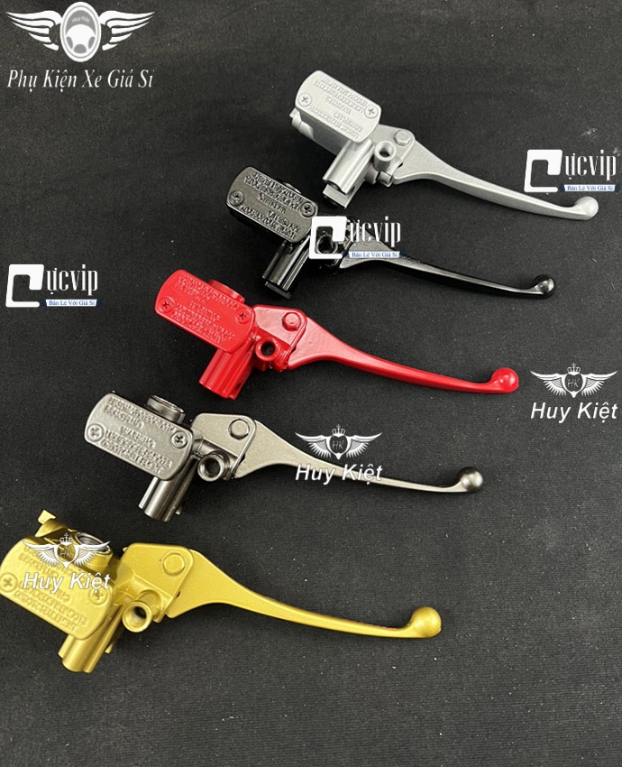 Tay Thắng Dầu Wave Nhỏ, Future, Wave S110 Mod Chữ Rccossrto Sơn Tĩnh Điện Mờ MS6558