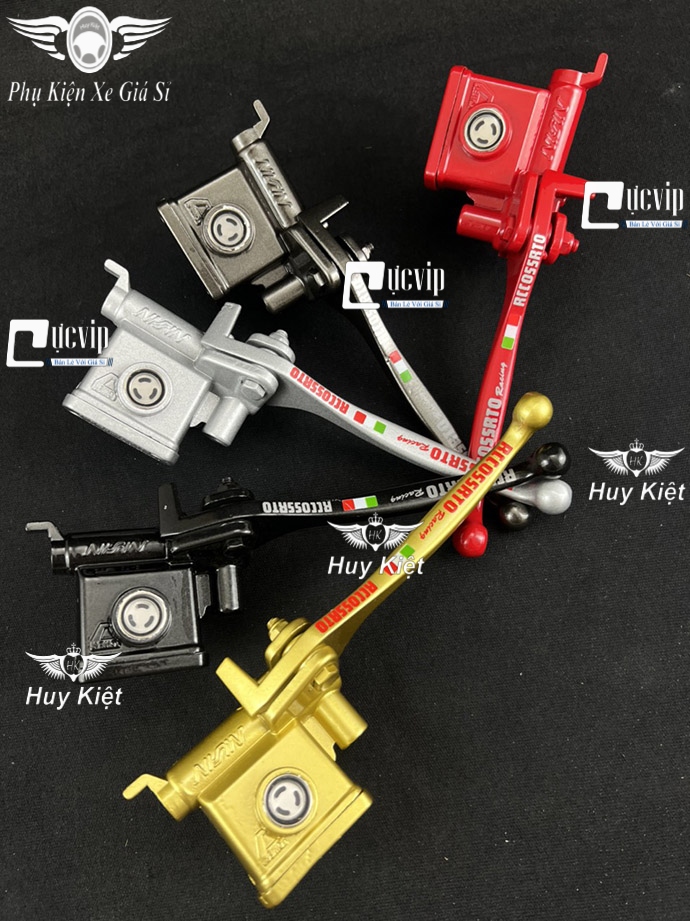 Tay Thắng Dầu Wave Nhỏ, Future, Wave S110 Mod Chữ Rccossrto Sơn Tĩnh Điện Mờ MS6558