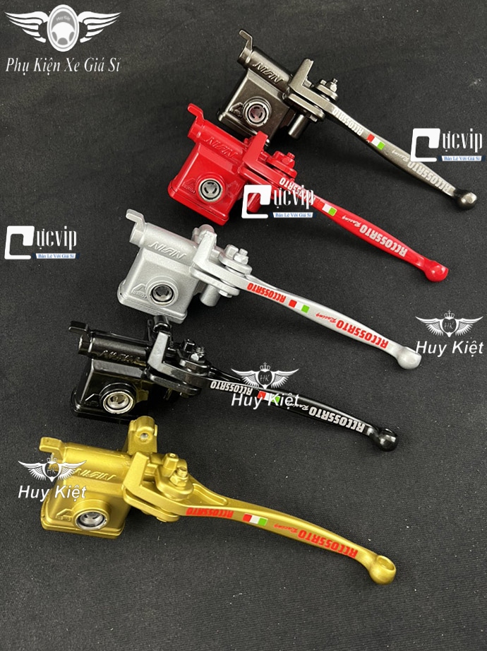 Tay Thắng Dầu Wave Nhỏ, Future, Wave S110 Mod Chữ Rccossrto Sơn Tĩnh Điện Mờ MS6558