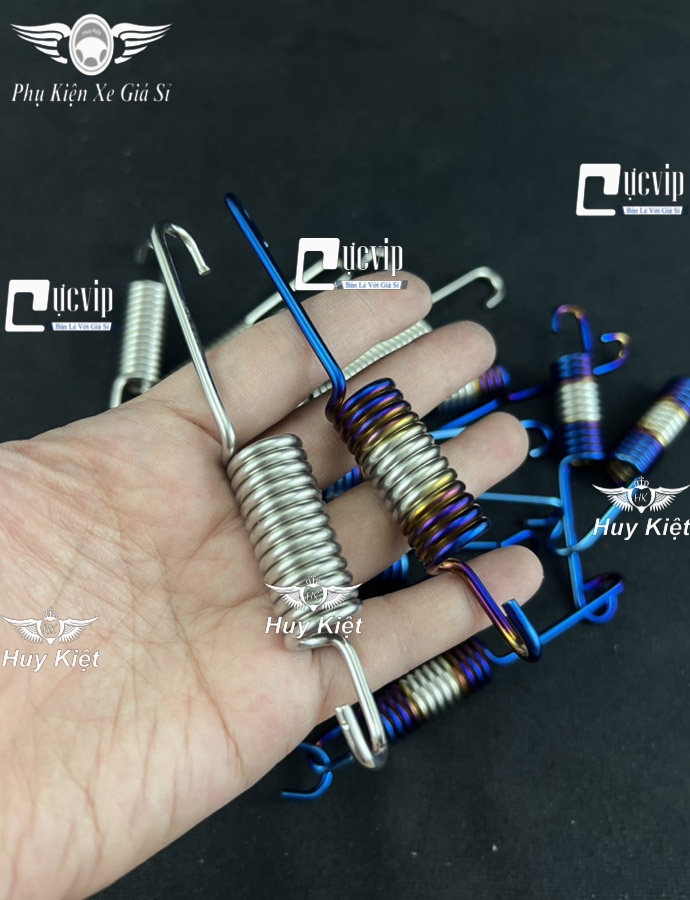 Lò Xo Chân Chống Nghiêng Inox 304, Xi Titan Gắn Winner,Exciter,Sonic,Sirius,Future,Vario,AB,Vision,Dr,Wave,Wave A 2017,Jupiter MS6561