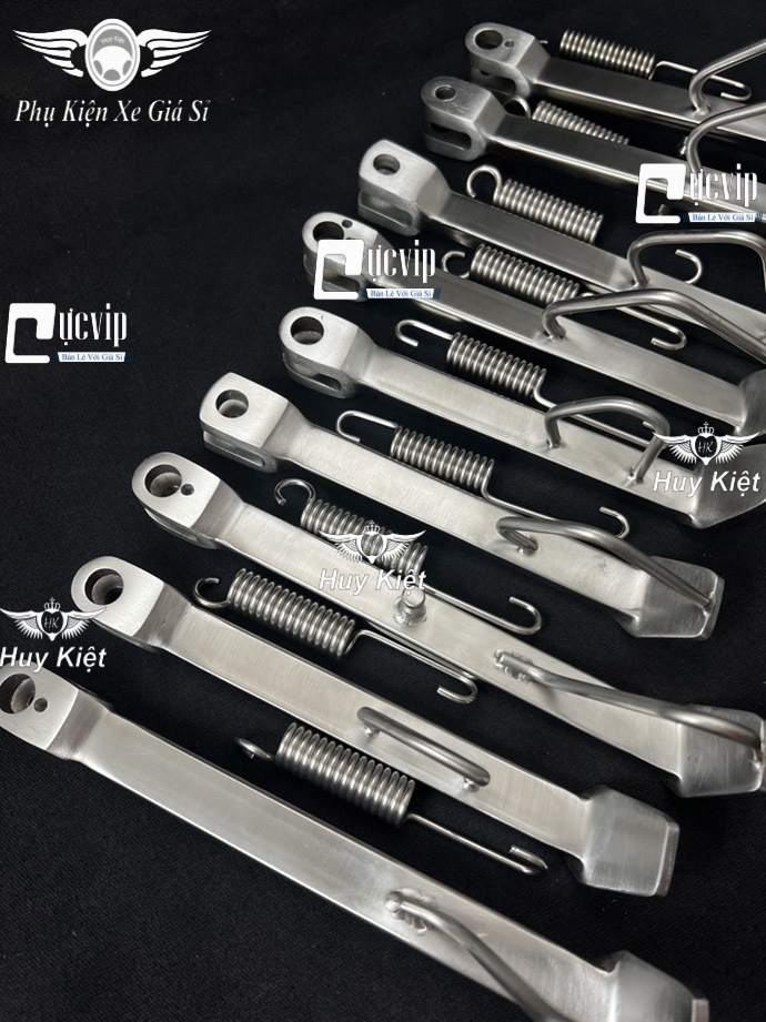 (Tặng Lò Xo) Chân Chống Nghiêng Inox [Dẹp] Vario, AB, Vision, Dream, Wave, Winner, Exciter, Sonic, Raider, Satria, Sirius, Future, SH 2008 - 2019, Lead, SH Mode MS6563