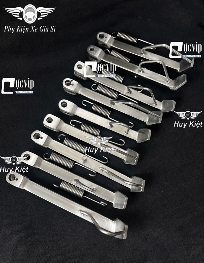 (Tặng Lò Xo) Chân Chống Nghiêng Inox [Dẹp] Vario, AB, Vision, Dream, Wave, Winner, Exciter, Sonic, Raider, Satria, Sirius, Future, SH 2008 - 2019, Lead, SH Mode MS6563