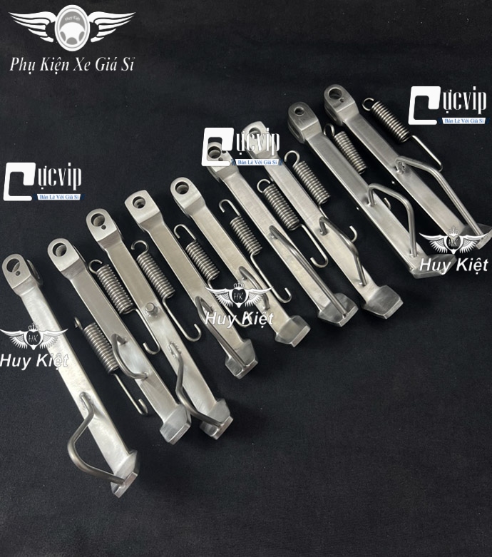 (Tặng Lò Xo) Chân Chống Nghiêng Inox [Dẹp] Vario, AB, Vision, Dream, Wave, Winner, Exciter, Sonic, Raider, Satria, Sirius, Future, SH 2008 - 2019, Lead, SH Mode MS6563
