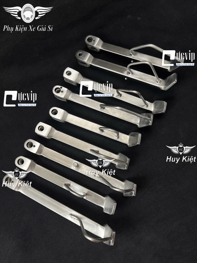 Chân Chống Nghiêng Inox [Dẹp] Wave, Dr, Win, Ex, Vario, AB, Sonic, Raider, Satria, Sirius, Future, SH 2008 - 2019, Lead, SH Mode, Vision (Không Kèm Ốc Và Lò Xo) MS6564