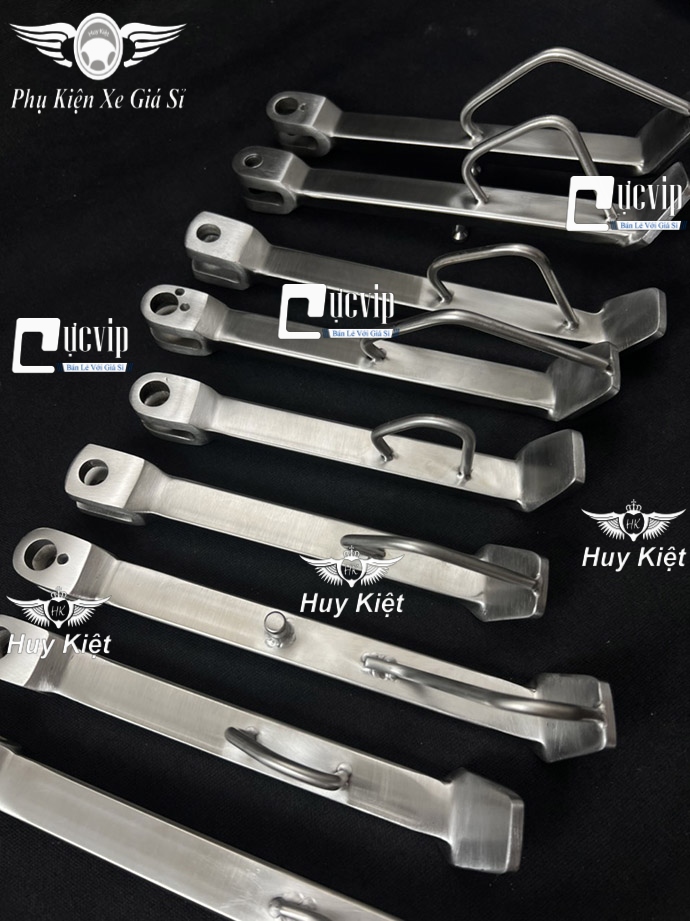 Chân Chống Nghiêng Inox [Dẹp] Wave, Dr, Win, Ex, Vario, AB, Sonic, Raider, Satria, Sirius, Future, SH 2008 - 2019, Lead, SH Mode, Vision (Không Kèm Ốc Và Lò Xo) MS6564