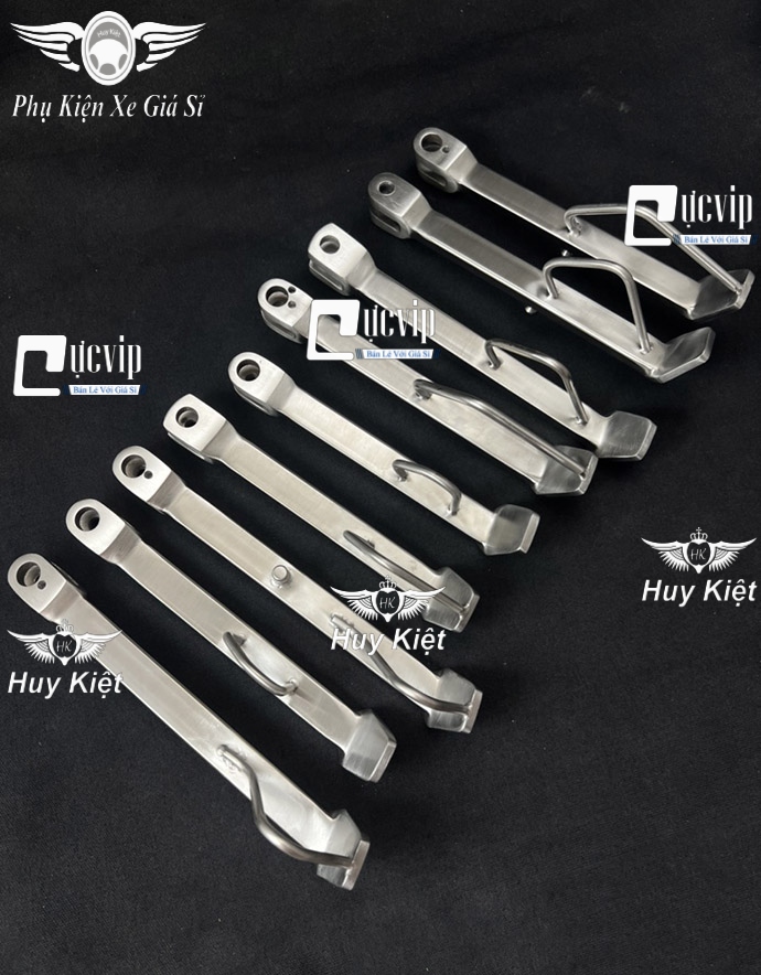 Chân Chống Nghiêng Inox [Dẹp] Wave, Dr, Win, Ex, Vario, AB, Sonic, Raider, Satria, Sirius, Future, SH 2008 - 2019, Lead, SH Mode, Vision (Không Kèm Ốc Và Lò Xo) MS6564