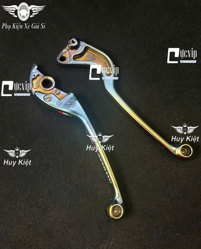 (Chữ 7 Màu) Cặp Tay Thắng Mod Chữ RCCOSSRTO Xi Titan 7 Màu AirBlade AB 2008 - 2019, Vision 2014 - 2020 MS6566