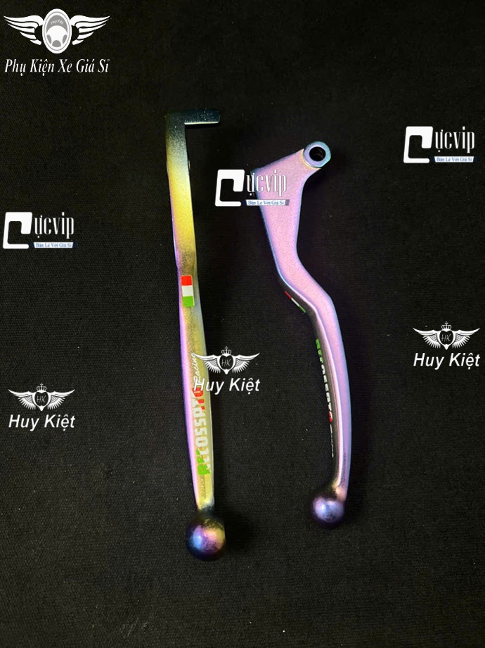 (Chữ 7 Màu) Cặp Tay Thắng Mod Chữ RCCOSSRTO Xi Titan 7 Màu Raider Fi, Satria 2018 - 2023, GSX-R150/S150-Bandit MS6568