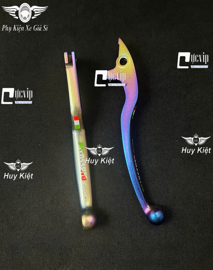 (Chữ 7 Màu) Cặp Tay Thắng Mod Chữ RCCOSSRTO Xi Titan 7 Màu Raider Fi, Satria 2018 - 2023, GSX-R150/S150-Bandit MS6568