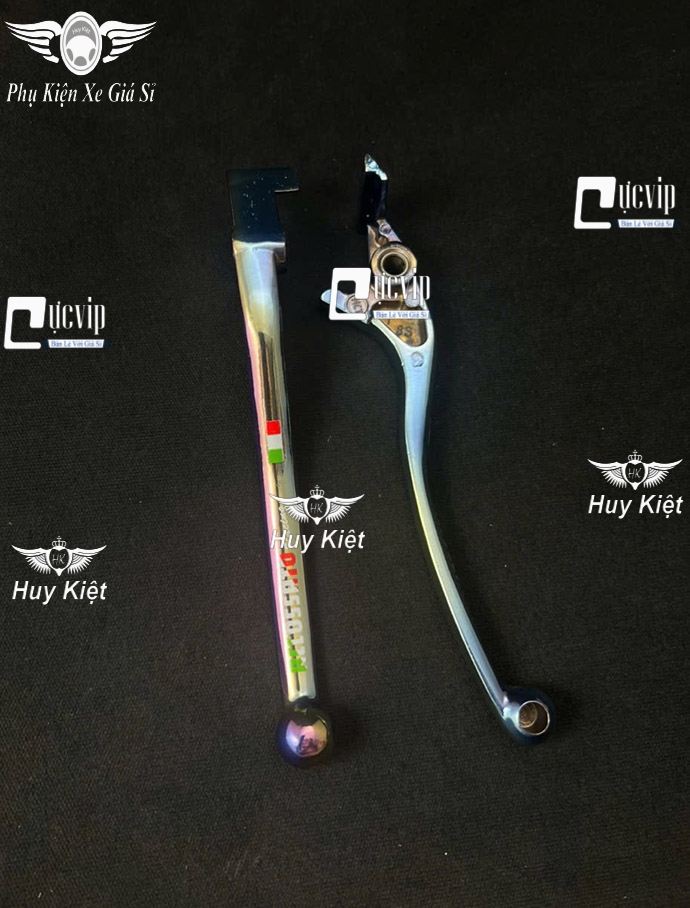 (Chữ 7 Màu) Cặp Tay Thắng Mod Chữ RCCOSSRTO Xi Titan 7 Màu SH Việt Nam 2012 - 2023 2 Đĩa 125cc, 150cc MS6571