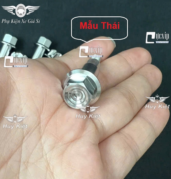 Ốc Tay Thắng Tay Ga Salaya Inox 304 (D3) (Thái) Gắn AirBlade AB 2008 - 2021, Vision 2014 - 2024, Vario 2015 - 2021 (Giá 1 Con) MS6578