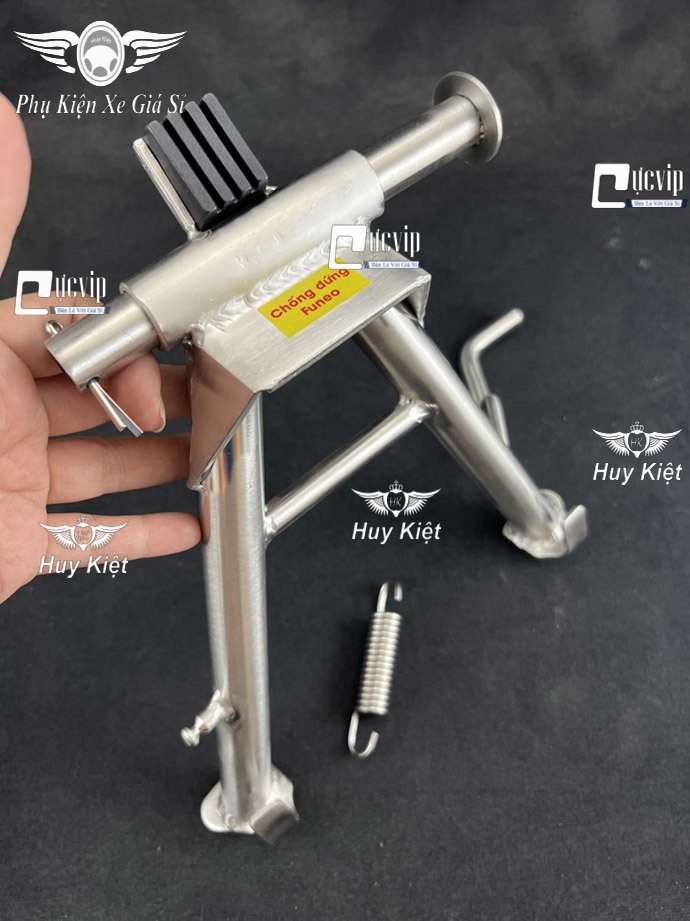 (Tặng Cốt + Lò Xo) Chân Chống Đứng Inox 304 Future Neo, Future X, Wave S100, Wave RS 100, Wave A 100 MS6579