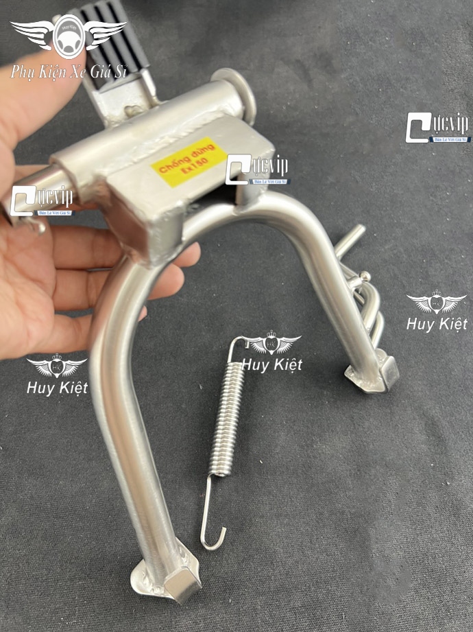 (Tặng Cốt + Lò Xo) Chân Chống Đứng Inox 304 Gắn Exciter 150, Exciter 155, Exciter 2015 - 2024 MS6580
