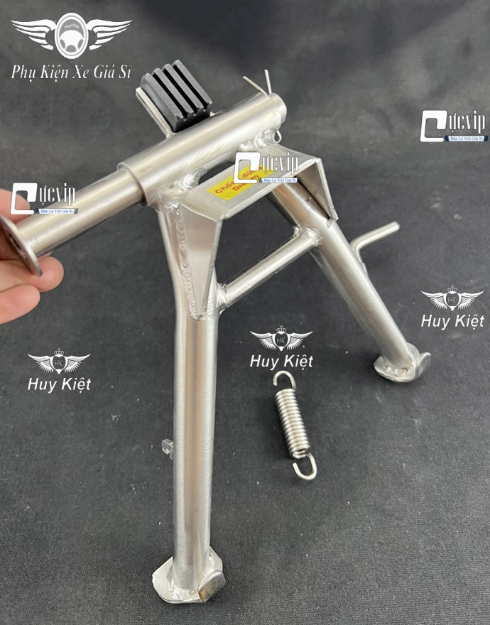 (Tặng Cốt + Lò Xo) Chân Chống Đứng Inox 304 Gắn Supre Dream, Dream Lùn, Dream Thái MS6585