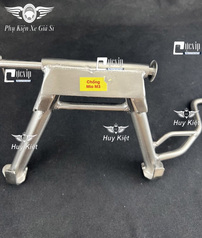 (Tặng Kèm Cốt ) Chân Chống Đứng Inox 304 Gắn Mio M3 125cc, Janus MS6586
