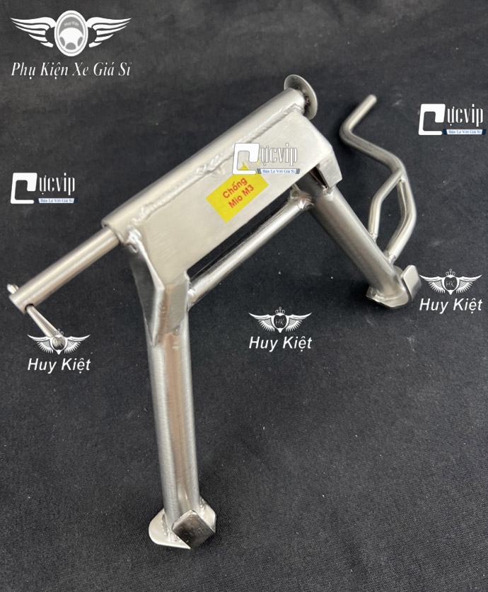 (Tặng Kèm Cốt ) Chân Chống Đứng Inox 304 Gắn Mio M3 125cc, Janus MS6586