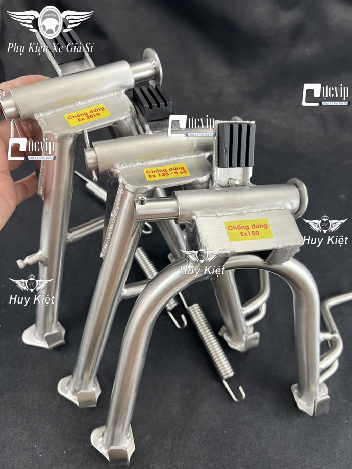 (Tặng Cốt + Lò Xo) Chân Chống Đứng Inox 304 Exciter 2010, Exciter 135 (Đời 2011 - 2014), Exciter 150 155 MS6593