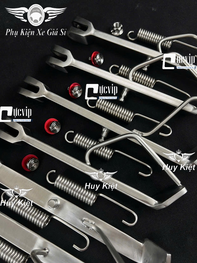 [Tặng Lò Xo + Ốc] Chân Chống Nghiêng Inox [Dẹp] Vario, AB, Vision, Dr, Wave, Win, Ex, Sonic, Raider, Satria, Sirius, Future, SH 2008-2019, Lead, SH Mode MS6594