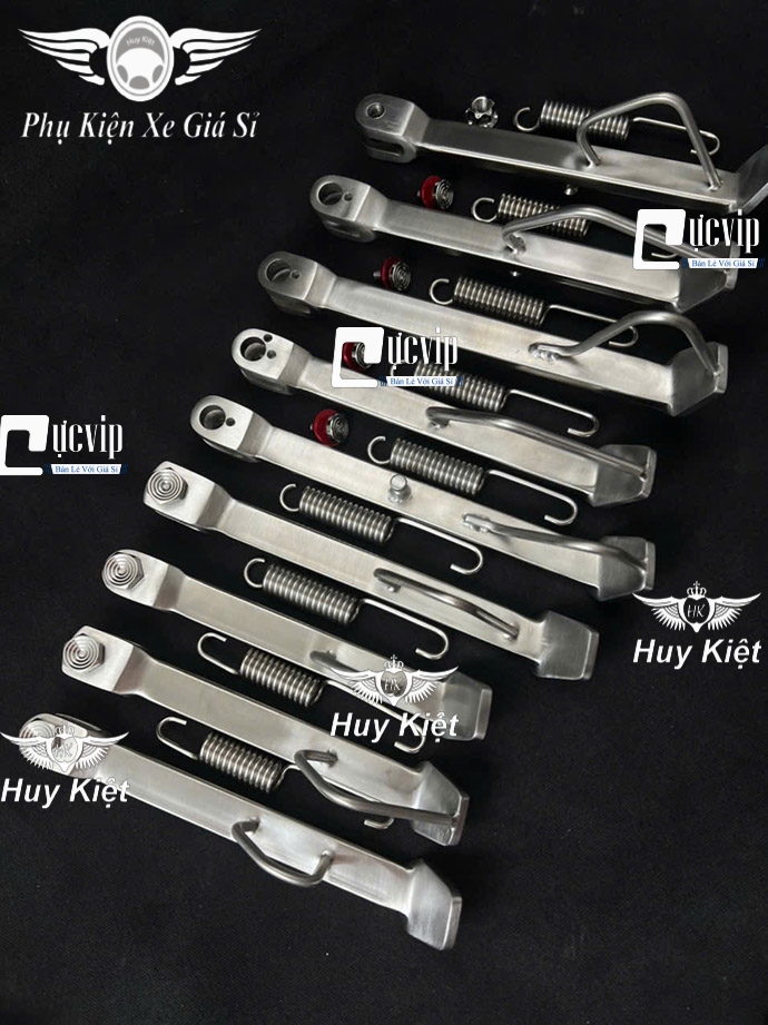 [Tặng Lò Xo + Ốc] Chân Chống Nghiêng Inox [Dẹp] Vario, AB, Vision, Dr, Wave, Win, Ex, Sonic, Raider, Satria, Sirius, Future, SH 2008-2019, Lead, SH Mode MS6594