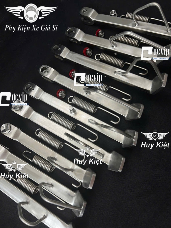 [Tặng Lò Xo + Ốc] Chân Chống Nghiêng Inox [Dẹp] Vario, AB, Vision, Dr, Wave, Win, Ex, Sonic, Raider, Satria, Sirius, Future, SH 2008-2019, Lead, SH Mode MS6594