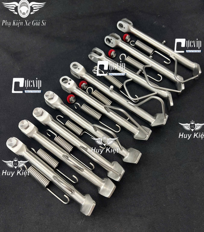 	[Kèm Ốc + Lò Xo] Chân Chống Nghiêng INOX 304 [Mẫu Theo Xe] Wave, Dr, Fu, Sirius, Vario, AB, Vision, Win, Ex, Sonic, Raider, Satria, SH, Lead, SH Mode MS6595