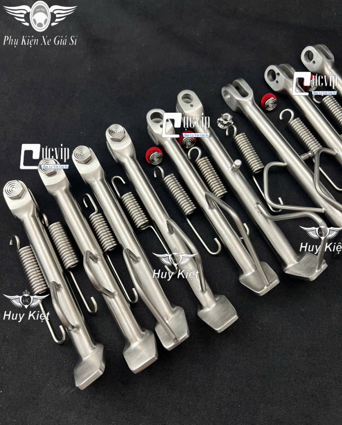 	[Kèm Ốc + Lò Xo] Chân Chống Nghiêng INOX 304 [Mẫu Theo Xe] Wave, Dr, Fu, Sirius, Vario, AB, Vision, Win, Ex, Sonic, Raider, Satria, SH, Lead, SH Mode MS6595