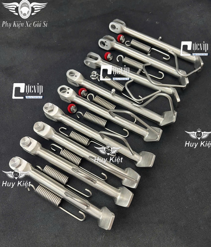 	[Kèm Ốc + Lò Xo] Chân Chống Nghiêng INOX 304 [Mẫu Theo Xe] Wave, Dr, Fu, Sirius, Vario, AB, Vision, Win, Ex, Sonic, Raider, Satria, SH, Lead, SH Mode MS6595