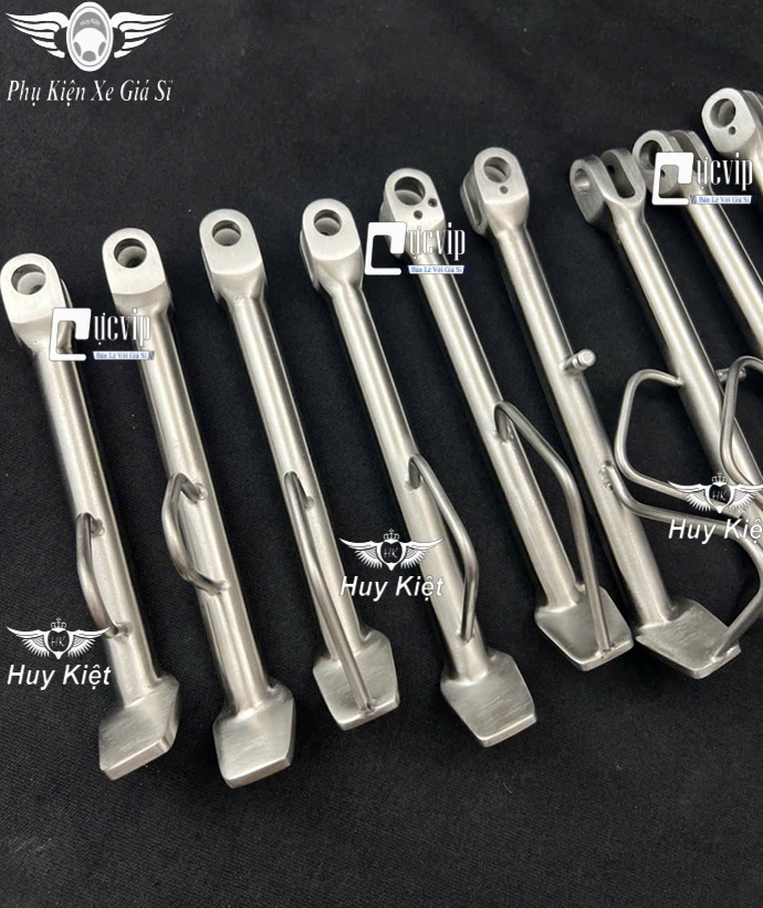 [Mẫu Theo Xe] Chân Chống Nghiêng INOX 304 Wave, Dr, Fu, Sirius, Vario, AB, Vision, Win, Ex, Sonic, Raider, Satria, SH, Lead, SH Mode MS6596