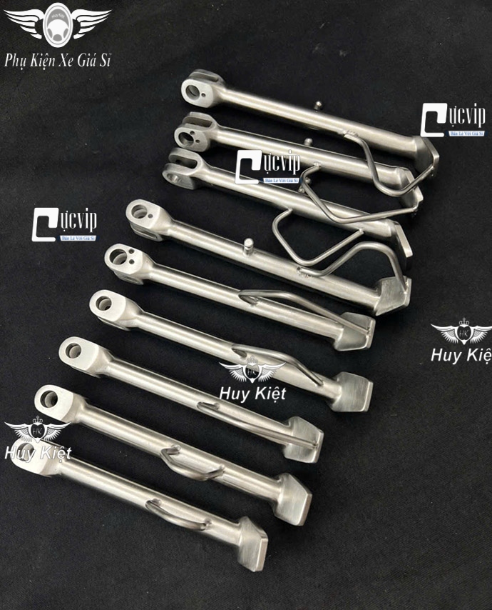 [Mẫu Theo Xe] Chân Chống Nghiêng INOX 304 Wave, Dr, Fu, Sirius, Vario, AB, Vision, Win, Ex, Sonic, Raider, Satria, SH, Lead, SH Mode MS6596