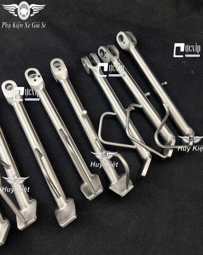 [Mẫu Theo Xe] Chân Chống Nghiêng INOX 304 Wave, Dr, Fu, Sirius, Vario, AB, Vision, Win, Ex, Sonic, Raider, Satria, SH, Lead, SH Mode MS6596