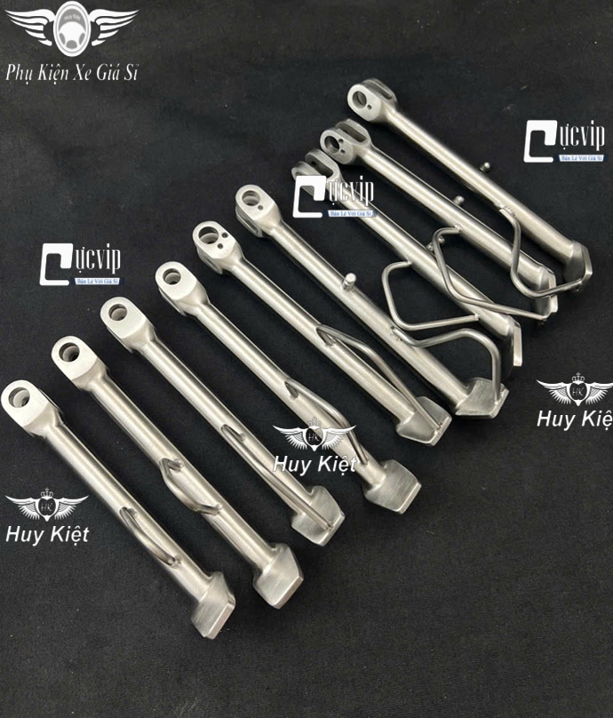 [Mẫu Theo Xe] Chân Chống Nghiêng INOX 304 Wave, Dr, Fu, Sirius, Vario, AB, Vision, Win, Ex, Sonic, Raider, Satria, SH, Lead, SH Mode MS6596