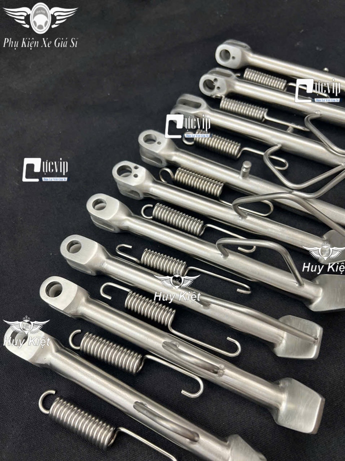 [Tặng Lò Xo] Chân Chống Nghiêng INOX 304 [Mẫu Theo Xe] Wave, Dr, Fu, Sirius, Vario, AB, Vision, Win, Ex, Sonic, Raider, Satria, SH, Lead, SH Mode MS6597