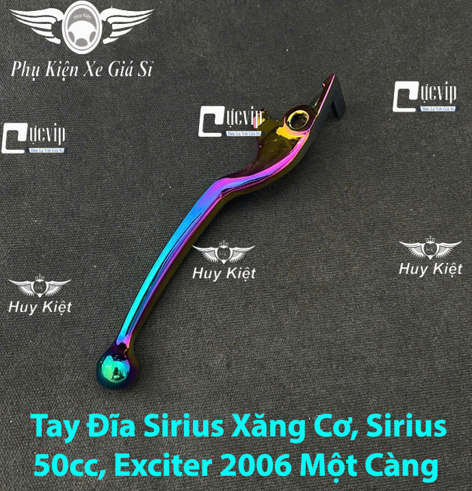 Tay Thắng Đùm, Thắng Đĩa Nhôm Xi Titan 7 Màu Wave Nhỏ, Wave A 2017, Wave Thái, Blade, A, S, RS, RSX, ZX, Sirius Xăng Cơ, Si 50cc MS6604