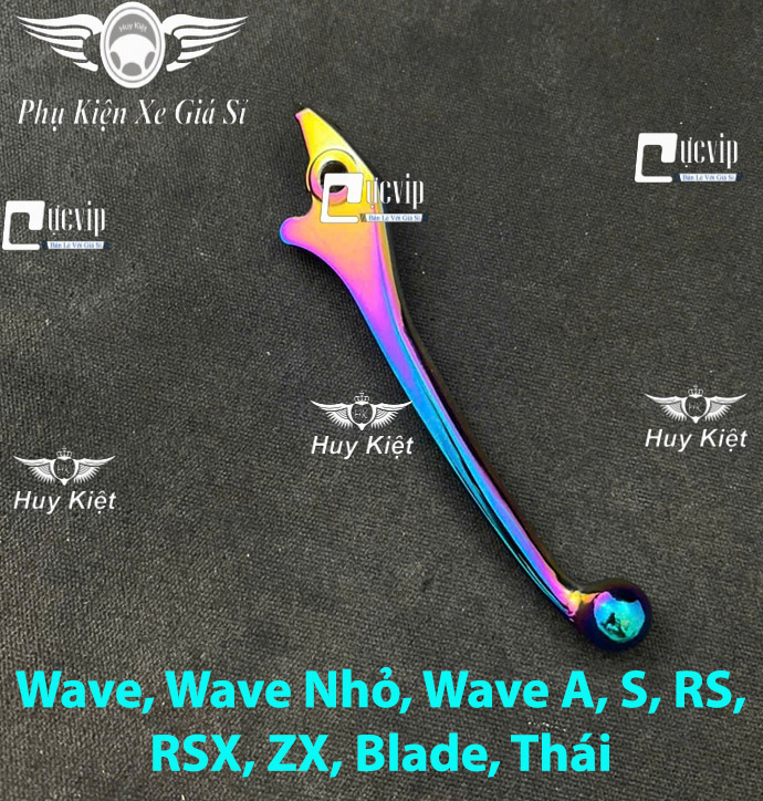 Tay Thắng Đùm, Thắng Đĩa Nhôm Xi Titan 7 Màu Wave Nhỏ, Wave A 2017, Wave Thái, Blade, A, S, RS, RSX, ZX, Sirius Xăng Cơ, Si 50cc MS6604