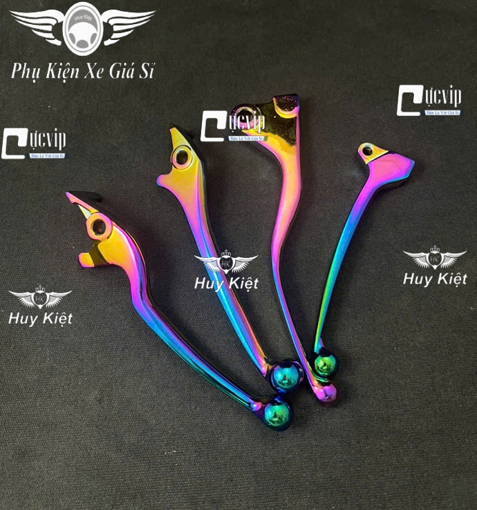 Tay Thắng Đùm, Thắng Đĩa Nhôm Xi Titan 7 Màu Wave Nhỏ, Wave A 2017, Wave Thái, Blade, A, S, RS, RSX, ZX, Sirius Xăng Cơ, Si 50cc MS6604