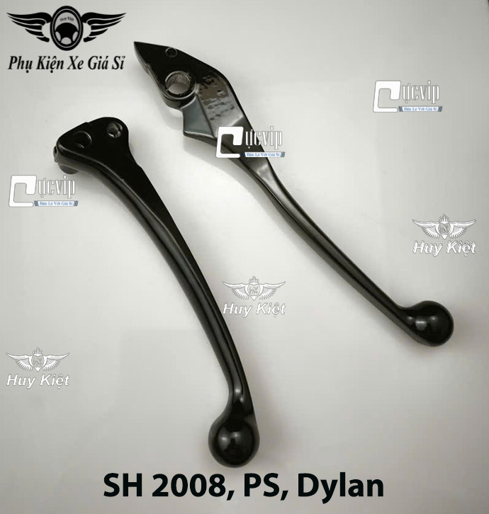 Cặp Tay Thắng (Đen Bóng) Gắn Vario, Click, AB, Vision, SH, SH Mode, Exciter, Winner, Raider, Satria, Vespa, Mio, Luvias, Nouvo, Lead, PS, Dylan MS6607