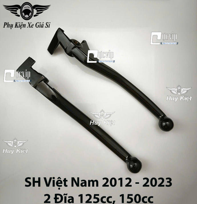Cặp Tay Thắng (Đen Bóng) Gắn Vario, Click, AB, Vision, SH, SH Mode, Exciter, Winner, Raider, Satria, Vespa, Mio, Luvias, Nouvo, Lead, PS, Dylan MS6607