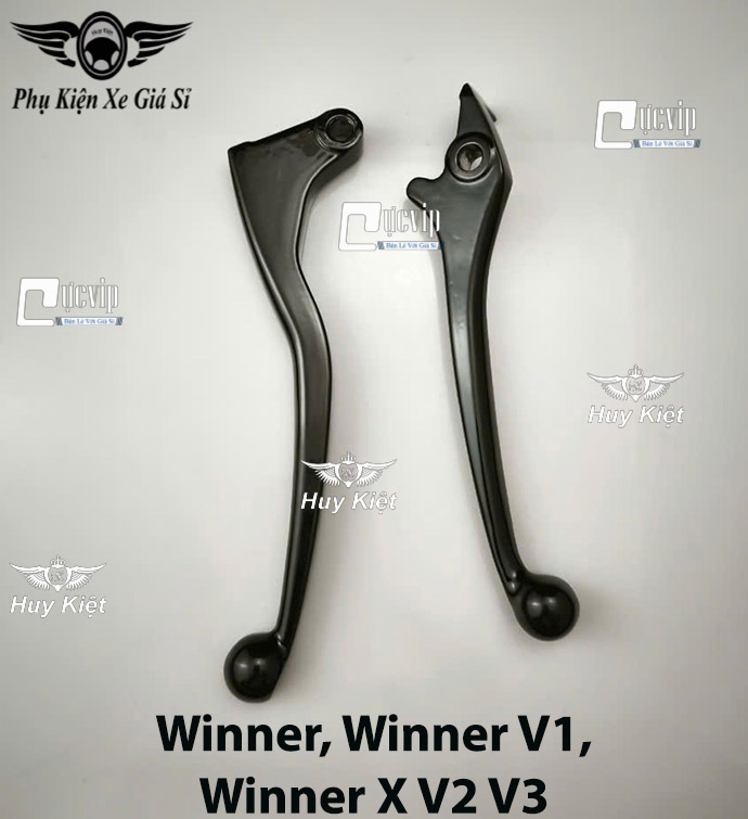 Cặp Tay Thắng (Đen Bóng) Gắn Vario, Click, AB, Vision, SH, SH Mode, Exciter, Winner, Raider, Satria, Vespa, Mio, Luvias, Nouvo, Lead, PS, Dylan MS6607