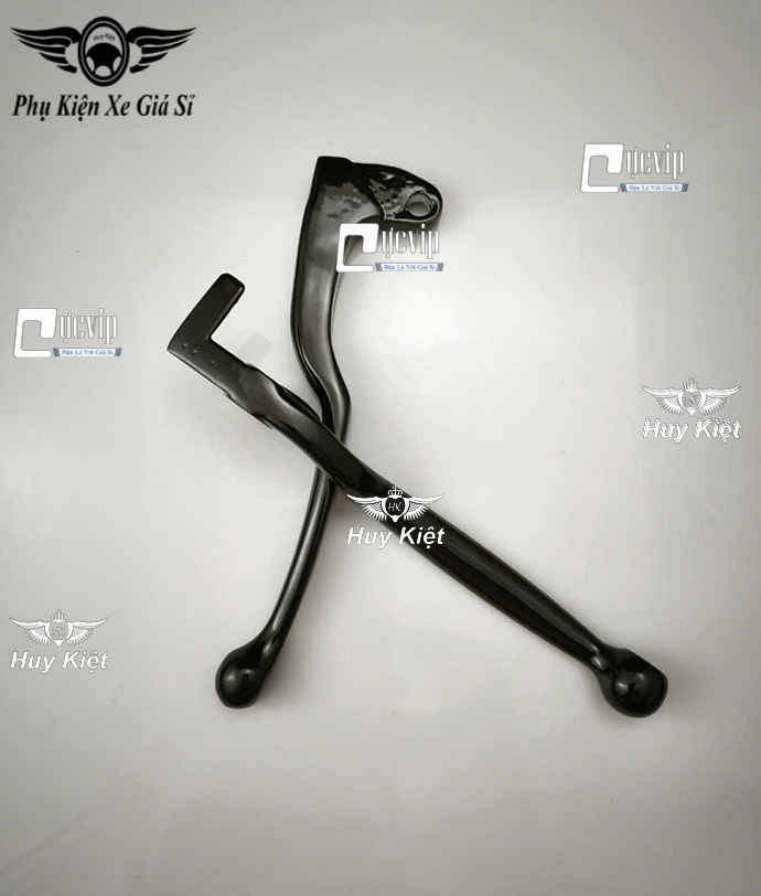 Cặp Tay Thắng Nhôm (Đen Bóng) Exciter 2010, Exciter 135, 150, 155 (Tay Thắng + Tay Côn) (1 Cặp) MS6610