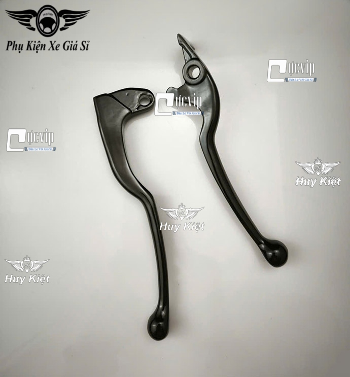 Cặp Tay Thắng Nhôm (Đen Bóng) Exciter 2010, Exciter 135, 150, 155 (Tay Thắng + Tay Côn) (1 Cặp) MS6610