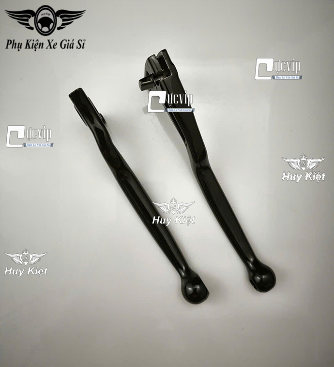 Cặp Tay Thắng Nhôm (Đen Bóng) Mio Ultimo, Luvias, Nouvo 4 - 5 - 6 (Giá 1 Cặp) MS6611