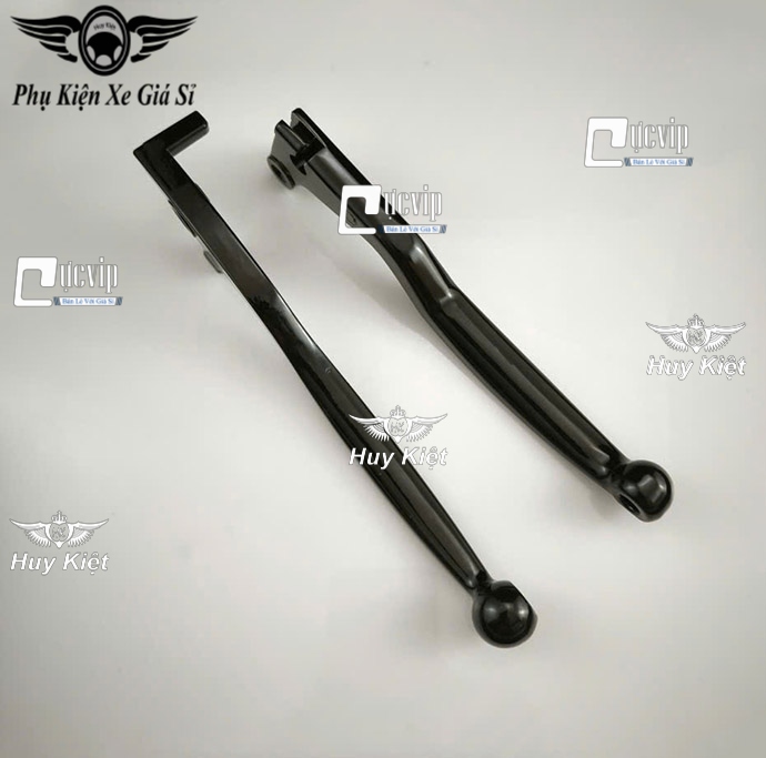 Cặp Tay Thắng Nhôm (Đen Bóng) Raider Fi, Satria 2018 - 2023, GSX-R150, S150-Bandit 150 (Tay Thắng + Tay Côn) (1 Cặp) MS6612