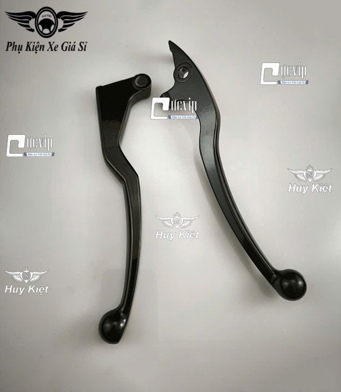 Cặp Tay Thắng Nhôm (Đen Bóng) Raider Fi, Satria 2018 - 2023, GSX-R150, S150-Bandit 150 (Tay Thắng + Tay Côn) (1 Cặp) MS6612