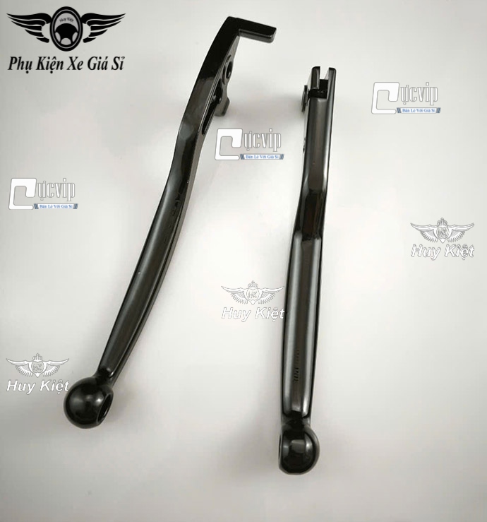 Cặp Tay Thắng Nhôm (Đen Bóng) Raider Fi, Satria 2018 - 2023, GSX-R150, S150-Bandit 150 (Tay Thắng + Tay Côn) (1 Cặp) MS6612