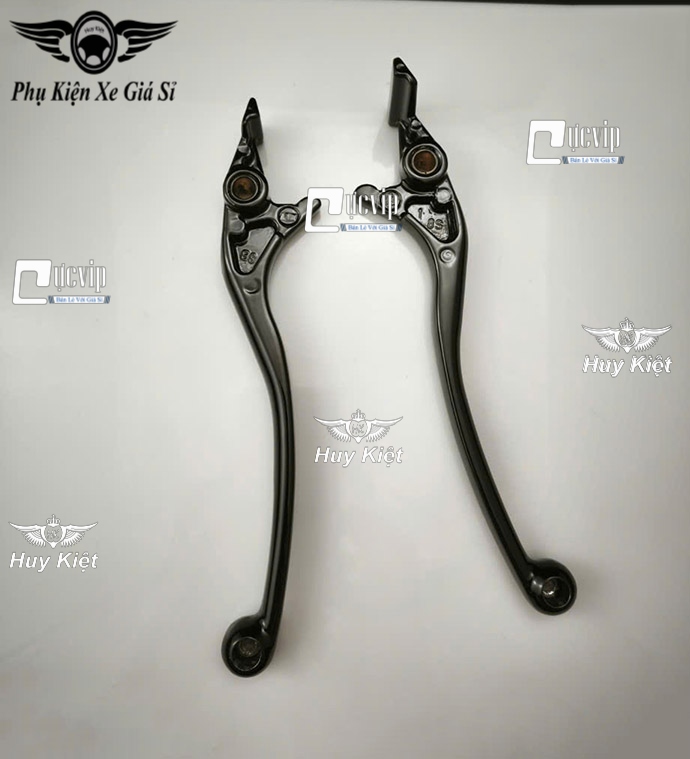 Cặp Tay Thắng Nhôm (Đen Bóng) SH Việt Nam 2012 - 2023 (2 Thắng Đĩa) (125cc, 150cc) (Giá 1 Cặp) MS6614