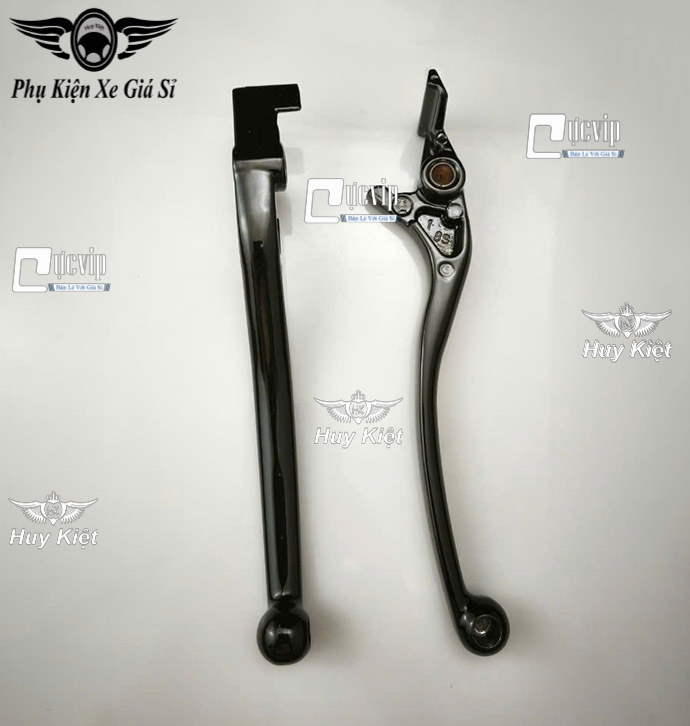 Cặp Tay Thắng Nhôm (Đen Bóng) SH Việt Nam 2012 - 2023 (2 Thắng Đĩa) (125cc, 150cc) (Giá 1 Cặp) MS6614