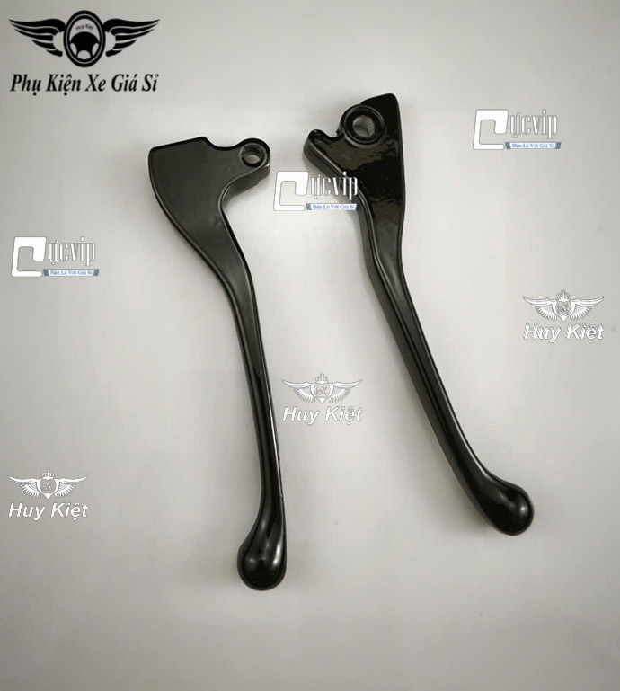 Cặp Tay Thắng Nhôm (Đen Bóng) VESPA (Giá 1 Cặp) MS6616