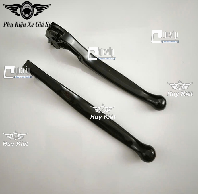 Cặp Tay Thắng Nhôm (Đen Bóng) VESPA (Giá 1 Cặp) MS6616