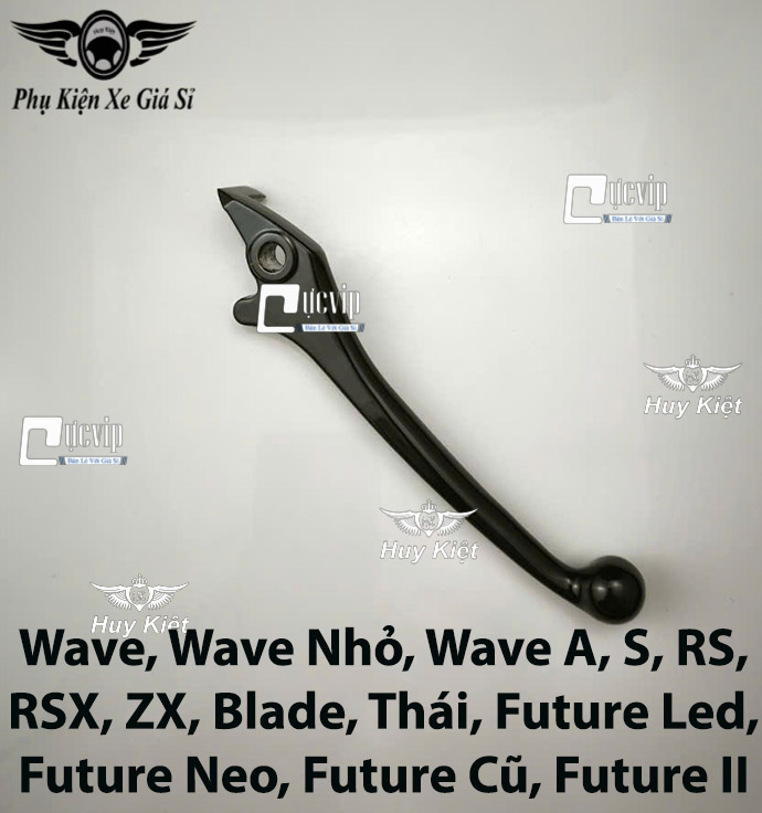 Tay Thắng Đùm, Thắng Đĩa Nhôm (Đen Bóng) Wave Nhỏ, Wave A 2017, Wave Thái, Blade, A, S, RS, RSX, ZX, Sirius Xăng Cơ, Si 50cc MS6619